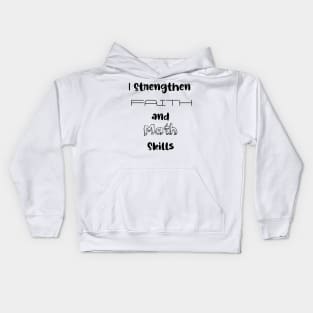 Catholic School Math teacher Shirt Kids Hoodie